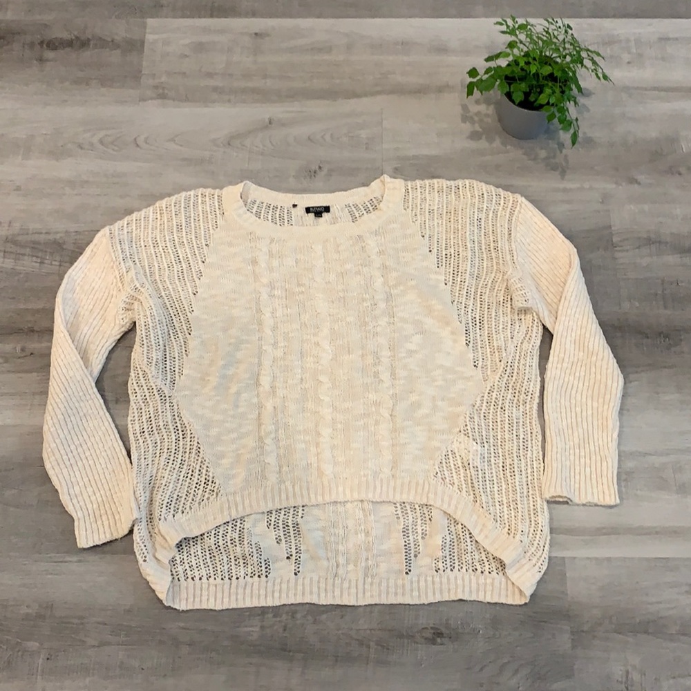 BUFFALO cream sweater XL